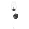 Z-Lite Dominique Matte Black 1 Light Wall Sconce 2012-1S-MB - alternate 2