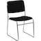 Flash Furniture Fabric Stack Chair, Black XU-8700-CHR-B-30-GG - alternate 1