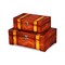 Homeroots Set of Two Brown Wood Box With Lid, 2PK 489372 - alternate 2