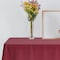 Smarty Had A Party 54 x 108 Burgundy Rectangular Disposable Plastic Tablecloths 96 Tablecloths, 96PK 813270-BR-CASE - alternate 2