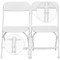 Flash Furniture White Plastic Ganging Clips Set, PK2500 2500-LE-3-WHITE-GANG-GG - alternate 2
