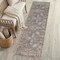 Jonathan Y Kisara Oushak Style Distressed Border Non-Slip Machine-Washable Khaki/Gray 2 ft. x 8 ft. Runner Rug PTN101F-28 - alternate 1