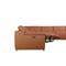 Homeroots Camel Italian Leather Power Reclining U Shaped Eight Piece Corner Sectional With Console 366354 - alternate 1