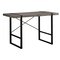 Homeroots 49" Taupe and Black Computer Desk 355718 - alternate 1