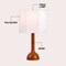 Jonathan Y Lisbet 21" Mid-Century Modern Tubular Gourd Resin LED Table Lamp with Octagonal Shade, Brown JYL1160A - alternate 2