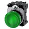 Siemens Indicator light, 22 mm, round, metal, shiny, green, lens, smooth 3SU1153-6AA40-1AA0-ZY10 - alternate 1