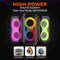 Pyle Compact Bluetooth PA Party Speaker System, 160W Dual 6.5 in Karaoke Machine with Mic, Rechargeable PPHP26BLBG - alternate 3