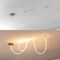 Jonathan Y Serafina 62" Contemporary Minimalist 360 Adjustable Silicone Neon Rope Dimmable Linear Integrated LE JYL7142A - alternate 2
