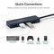 Plugable 4PORT USB HUB 3.0 USB SPLITTER USB3-HUB4A - alternate 1