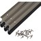 M-D Building Products Building Products Satin Nickel Aluminum and Vinyl Screw-on Top and Sides Door Seal Kit 49002 - alternate 2