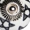Homeroots 1.5" X 1.5" X 1.5" White Black And Silver Knobs, 12PK 321668 - alternate 2