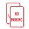 Signmission No Parking, 18'' X 24'' 2 Signs, Heavy Gauge Aluminum, 2PK A-1824-2PACK-24991 - alternate 1