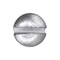 Auveco #8 x 3/4in Slotted Head Oval Ab Tapping Screw - Zinc, 100PK 1149 - alternate 2