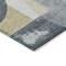 Homeroots 3' X 5' Gray And Gold Geometric Washable Indoor Outdoor Area Rug 617914 - alternate 2