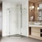 Vigo 40 in. L x 40 in. W x 73 in. H Frameless Hinged Neo-angle Shower Enclosure in Chrome with 3/8 in. VG6063CHCL42 - alternate 2
