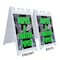Signmission Vapes & Water Pipes, A-Frame & 2 Decals Installed, Heavy-Duty Plastic Frame SBHD-D-2436-Vapes & Water Pipes - alternate 2