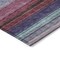 Homeroots 9' X 12' Lavender Blush And Blue Striped Washable Indoor Outdoor Area Rug 614813 - alternate 2
