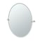 Gatco Glam 32" Frameless Oval Mirror, Satin Nickel 4649LG - alternate 1