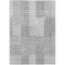 Homeroots 8' X 10' Silver Gray And Ivory Striped Washable Indoor Outdoor Area Rug 581674 - alternate 3