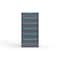 Strong Hold 6 drawer cabinet - (6x 8ft) - Blue accents - Keyed Different S3060-PPDAS-0604FS - alternate 1