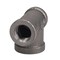 B & K 1/2 in. FIP X 1/2 in. D FIP 3/4 in. D FIP Black Malleable Iron Reducing Tee 310RT-121234 - alternate 2