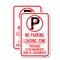 Signmission Loading Zone - Prohibido Estacionamiento Zona De Cargam, 18'' X 24'', Heavy Gauge Aluminum, 2PK A-1824-2PACK-23883 - alternate 1
