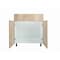 Cambridge Radiance 36in Wx24in Dx34.50in H Ready to Assemble Slab Sink Base Kitchen Cabinet in Light Oak SA-SB36-LO-KIT - alternate 2