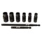Performance Tool 11 pc. Metric Combination Wrench Set, Chrome Vanadium, Storage Rack W1062 - alternate 2