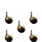 Service Caster 2.5 Inch Antique Metal Ball Caster - 7/16 Inch Grip Ring Stem - SCC, 5PK SCC-GR01S25-DCS-WA-71678-5 - alternate 1