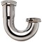 Keeney Sink Trap J Drain Pipe, Satin Nickel, 20-Ga., 1-1/2 x 1-1/2-In. 10454SN - alternate 2