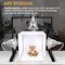 Simple Deluxe Clamp Lamp Light with 5.5 Inch Aluminum Reflector up to 60 Watt E26 Socket, no Bulb Included, 2PK HIWKLTCLAMPSSILWHTX2 - alternate 2
