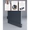 Vdomdoors Front Exterior Prehung FiberGlass Door Frosted Glass / Manux 8002 Grey Ash / 2 Sidelight and Transo MANUX8002EXD-SS-W16+36+16 x H80+14-LH - alternate 1
