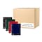 Roaring Spring Case of 5 Subject Wirebound Notebooks, 11"x8.5", 200 sht, Saranac cover, Asstd. Colors, College Rule, PK12 11197cs - alternate 1