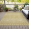Homeroots 10' X 14' Gold Ivory And Taupe Tribal Washable Indoor Outdoor Area Rug 582625 - alternate 2
