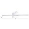 Jonathan Y Makena 28" Modern Minimalist Dimmable Integrated LED Metal Wall Sconce, Chrome, 2PK JYL7022A-SET2 - alternate 2