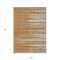 Homeroots 5' X 8' Brown Copper And Ivory Striped Washable Indoor Outdoor Area Rug 597278 - alternate 2
