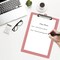 Acrimet 3 Pack Clipboard Letter Size Low Profile Clip & Side Rulers, Durable Plastic, Solid Pink, 3PK 134.9 - alternate 2