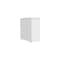 Homeroots 10" White Wood Freestanding Bathroom Vanity 473308 - alternate 2
