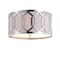 Jonathan Y Hex 3-Light 16.25" Metal LED Flush Mount, Chrome JYL3500B - alternate 1
