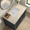James Martin Vanities Myrrin 36" Vanity, Carbon Oak, w/ 3 CM Tajnar Eclos Top 485-V36-CBO-3TJR - alternate 2