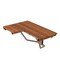 Homeroots 14" X 30" Brown Teak Rectangular Shower Bench 549340 - alternate 1