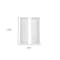 Homeroots Set of Two 84"  White Solid Modern Window Panels, 2PK 473384 - alternate 2