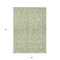Homeroots 8' X 10' Green And Ivory Damask Washable Indoor Outdoor Area Rug 595142 - alternate 2