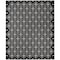 Homeroots 5' X 7' Black And Ivory Geometric Indoor Outdoor Area Rug 572642 - alternate 3