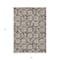 Homeroots 5' X 8' Brown Gray And Beige Floral Washable Indoor Outdoor Area Rug 595932 - alternate 2