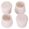 Prosource Furniture Leg Tip, Round, Rubber, White, 1-1/8 in Dia, 1-5/8 in H FE-50646-PS - alternate 1