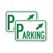 Signmission Parking with Arrow Pointing to Top Right, 18'' X 24'' 2 Signs, Heavy Gauge Aluminum, 2PK A-1824-2PACK-23344 - alternate 1