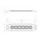 Race Sport Lighting Strobe Pro Series 6-Led Ultra Thin Strobe Marker W/ Clear Lens RS3020CSP - alternate 2