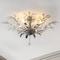 Jonathan Y Elisana 26" 4-Light Contemporary Bohemian Iron/Acrylic LED Semi Flush Mount, Silver Gray/Clear JYL9550A - alternate 2