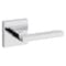 Kwikset Signature Series 154HFL SQT26 Passage Closet Lever, 41532 in L Lever, Polished Chrome 720HFL SQT-26 - alternate 1